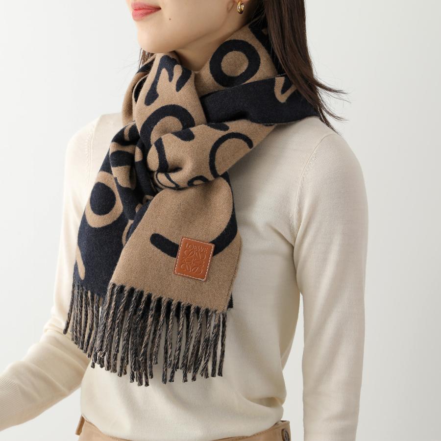 LOEWE（ロエベ） マフラー F000487XDT レディース スカーフ ロゴ
