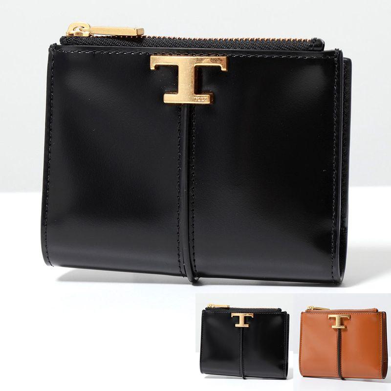 TOD'S（トッズ） TODS 二つ折り財布 T TIMELESS Tタイムレス