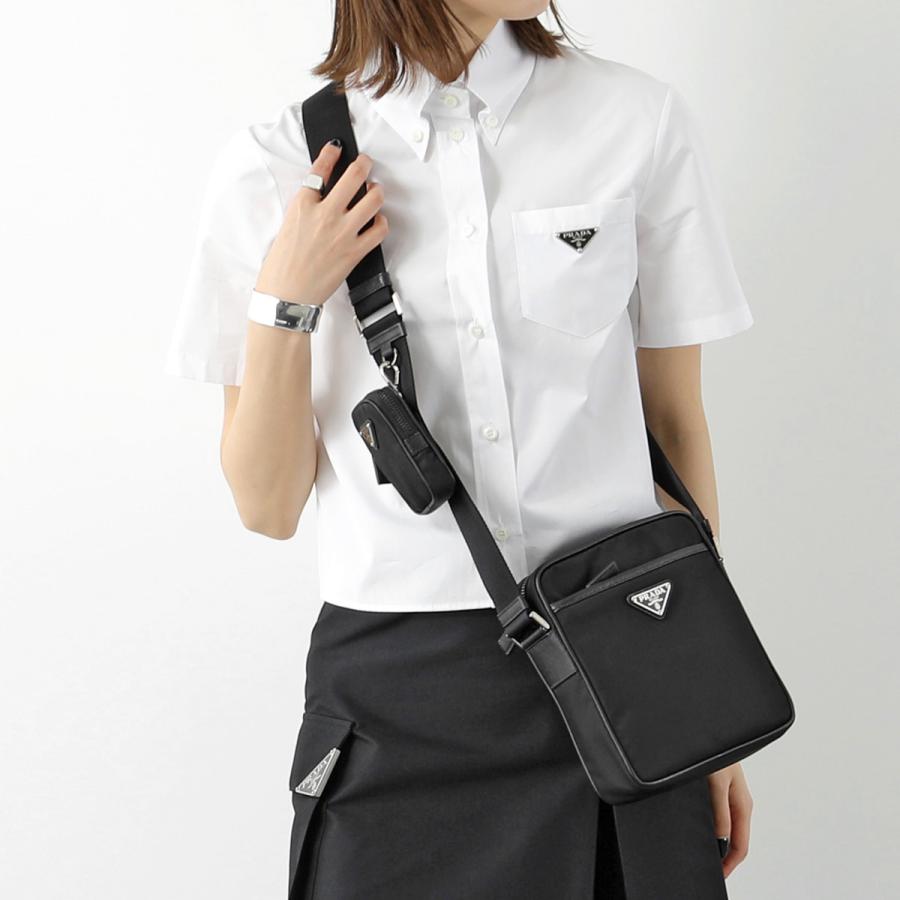 PRADA（プラダ） ショルダーバッグ TESSUTO+SAFFIAN 2VH112 2DMH F0002