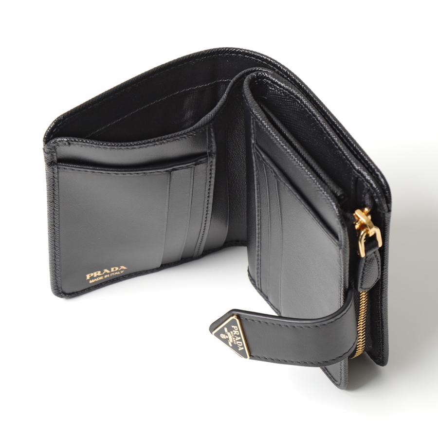 PRADA（プラダ） 二つ折り財布 1ML018 2DYG レディース サフィアーノ
