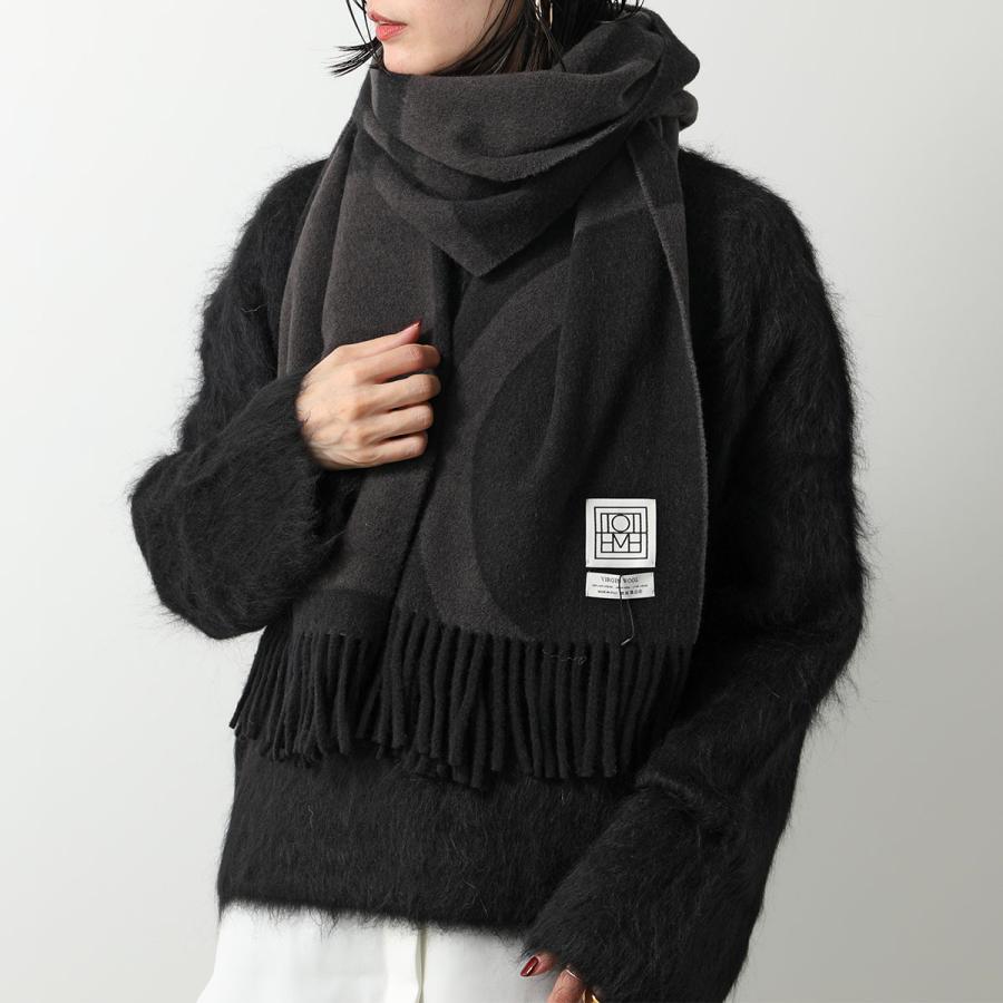 TOTEME（トーテム） マフラー MONOGRAM JACQUARD WOOL SCARF