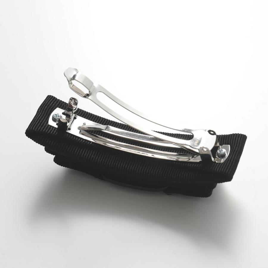 FERRAGAMO（フェラガモ） 34 1693 ヴィラリボン バレッタ ビジュー装飾