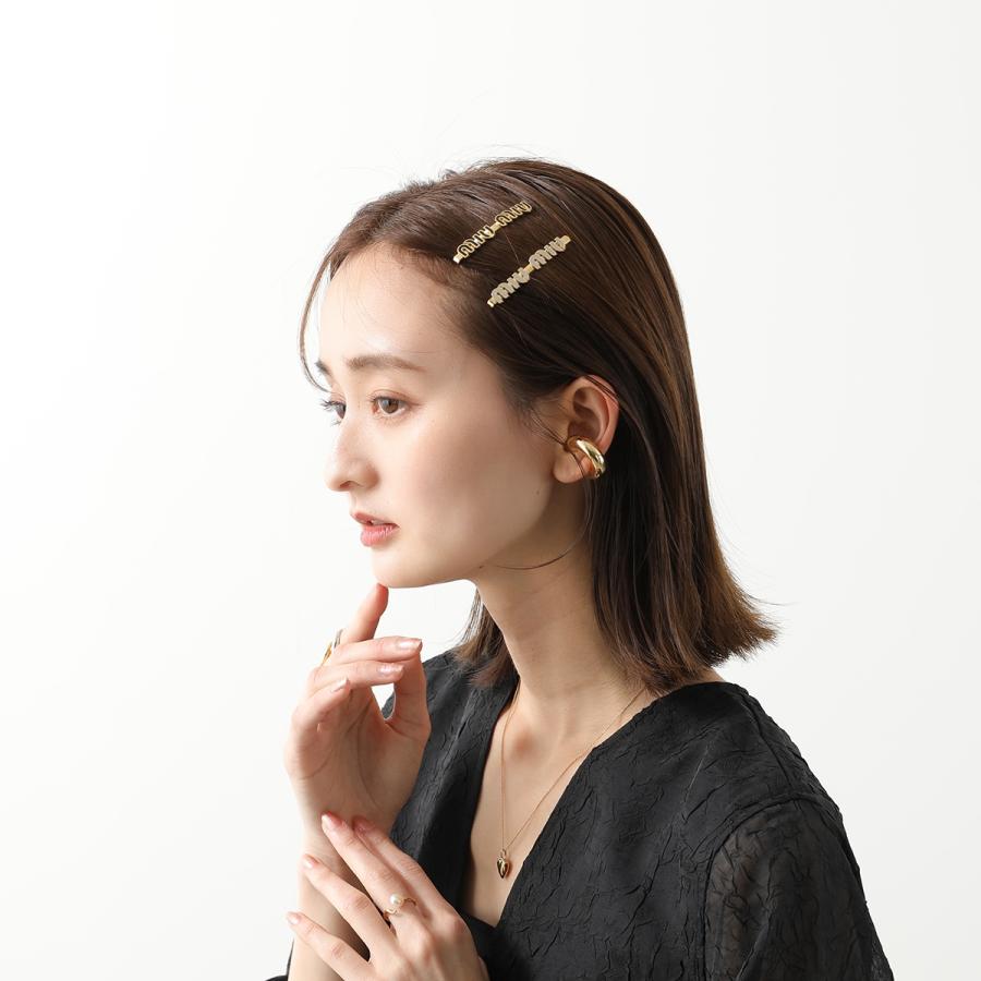 miu miu（ミュウミュウ） ヘアピン 5IF146 2F6T レディース エナメル