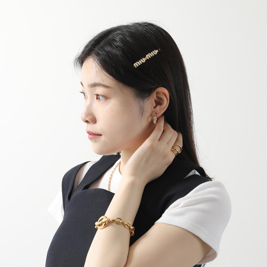 miu miu（ミュウミュウ） ヘアピン 5IF146 2F6T レディース エナメル