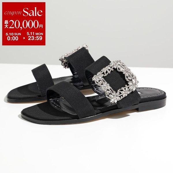 MANOLO BLAHNIK（マノロブラニク） サンダル TITUBAFLAT JEWEL
