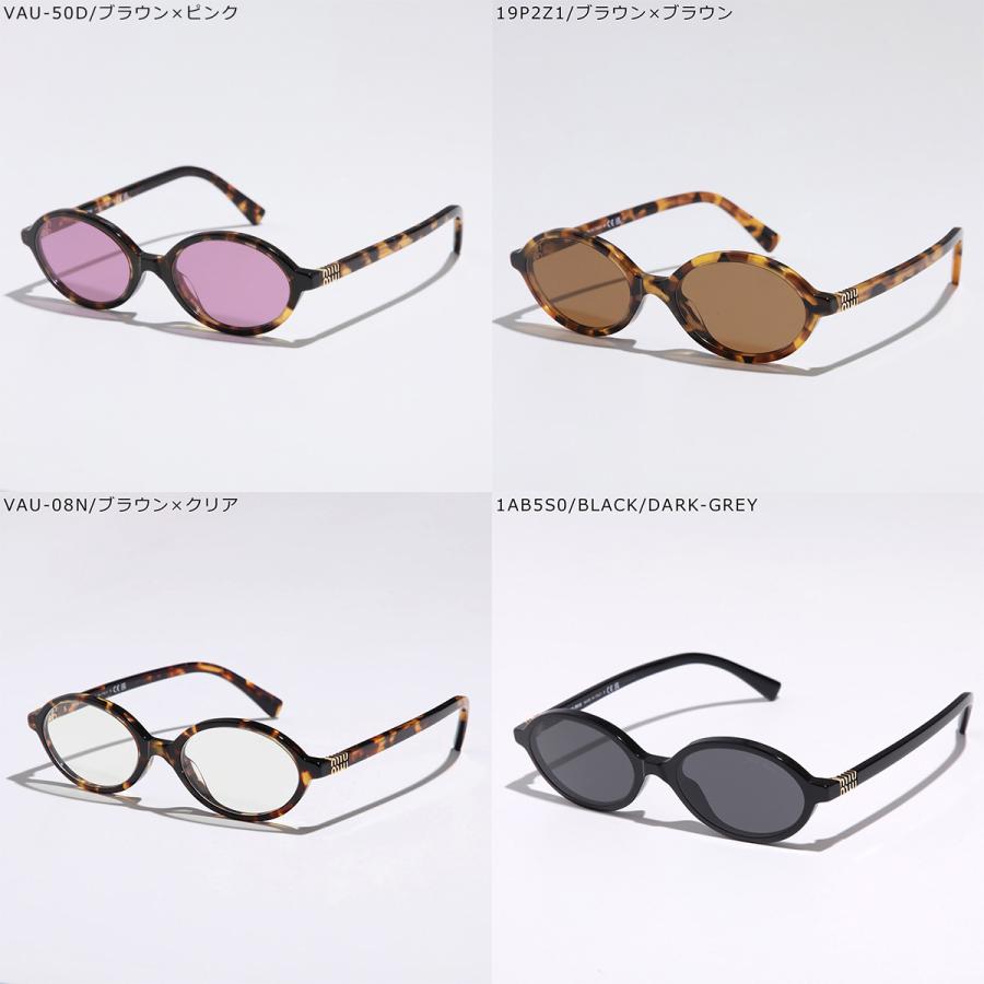 miu miu（ミュウミュウ） サングラス SMU 04Z レディース オーバル