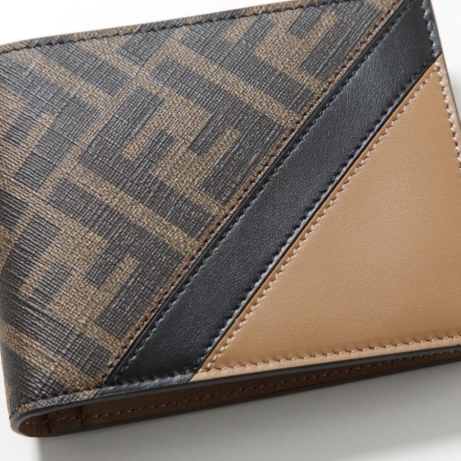 FENDI（フェンディ） 二つ折り財布 7M0001 AJF8 メンズ レザー ミニ