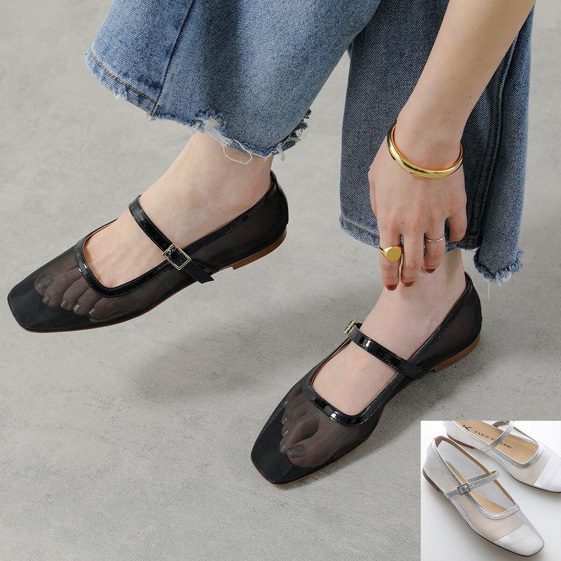 FABIO RUSCONI（ファビオルスコーニ） バレエシューズ ELENA