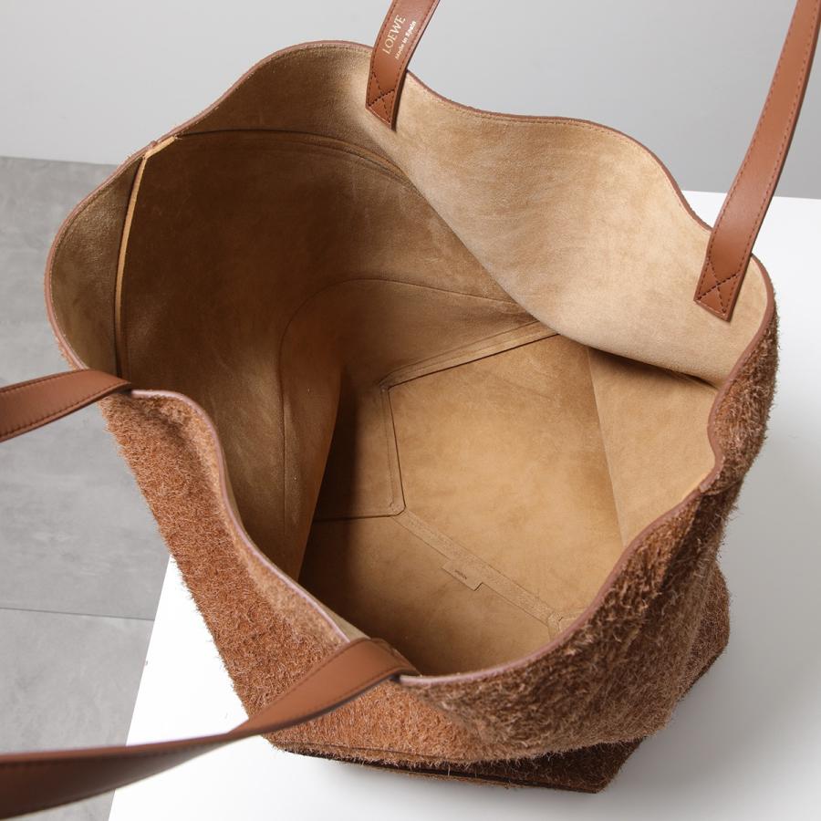 LOEWE（ロエベ） トートバッグ PUZZLE FOLD TOTE LARGE HAIRY SUEDE