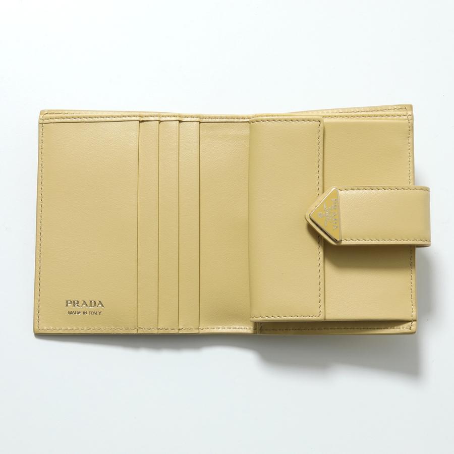 PRADA（プラダ） 二つ折り財布 CITY CALF TAB シティカーフタブ 1MV204