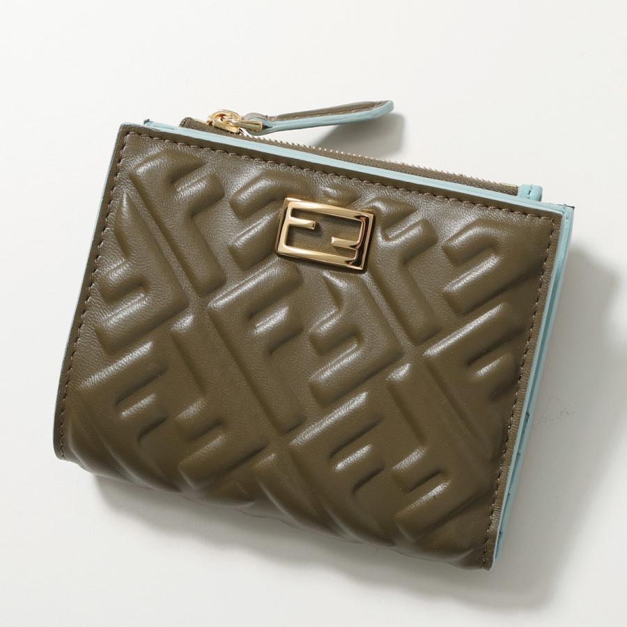 FENDI（フェンディ） 二つ折り財布 SMALL WALLET SLIM NAPPA MATISSE
