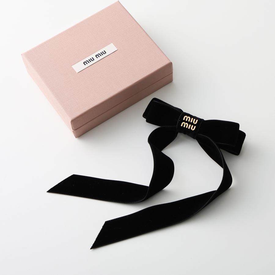 miu miu（ミュウミュウ） バレッタ 5IF284 068 レディース ベルベット