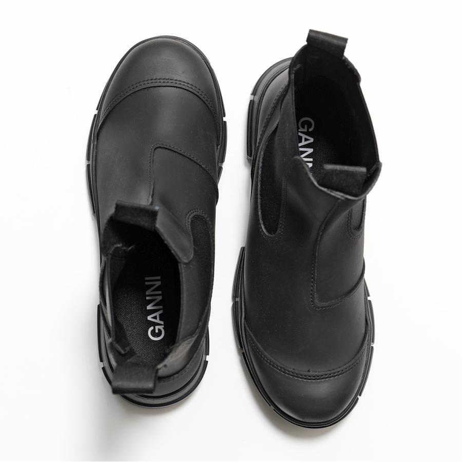 GANNI（ガニー） ショートブーツ Recycled Rubber City Boot