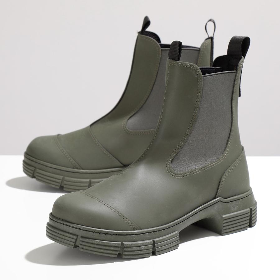 GANNI（ガニー） ショートブーツ Recycled Rubber City Boot
