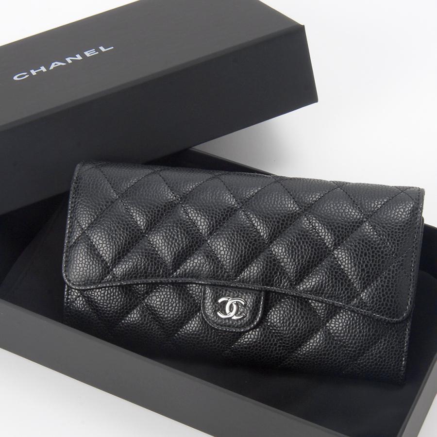 CHANEL（シャネル） 長財布 レディース ブラック AP0241 Y01588 C3906