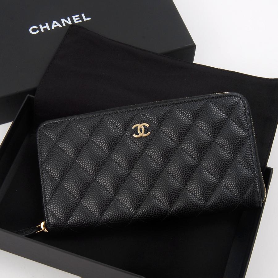 CHANEL（シャネル） 長財布 レディース ブラック AP0242 Y01864 C3906