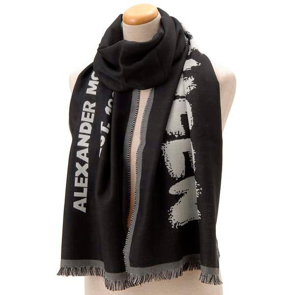 Alexander McQueen（アレキサンダーマックイーン） マフラー メンズ