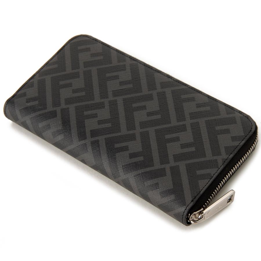 FENDI（フェンディ） ラウンドファスナー長財布 ブラック 7M0342 AJJ8