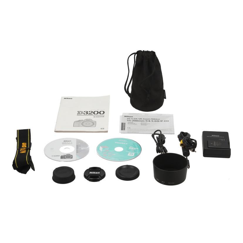 Nikon ニコン/デジタル一眼/D3200 ダブルズームキット/2173672/Bランク
