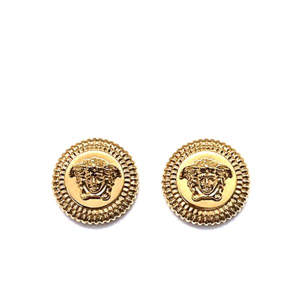 VERSACE（ヴェルサーチェ） ピアス ベルサーチ メドゥーサ ロゴ
