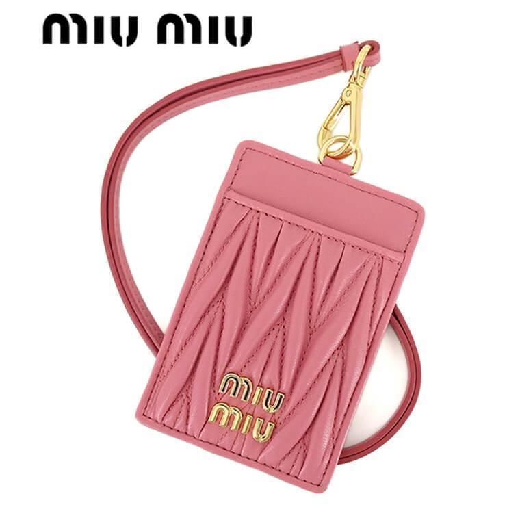 miu miu（ミュウミュウ） レディース カードケース MATELASSE MIU