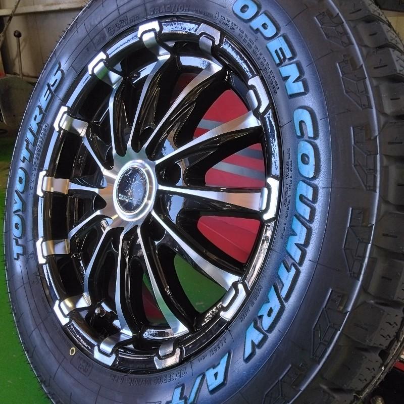 ハイエース 車検対応 200系 新品 16インチ タイヤ ホイール 4本セット