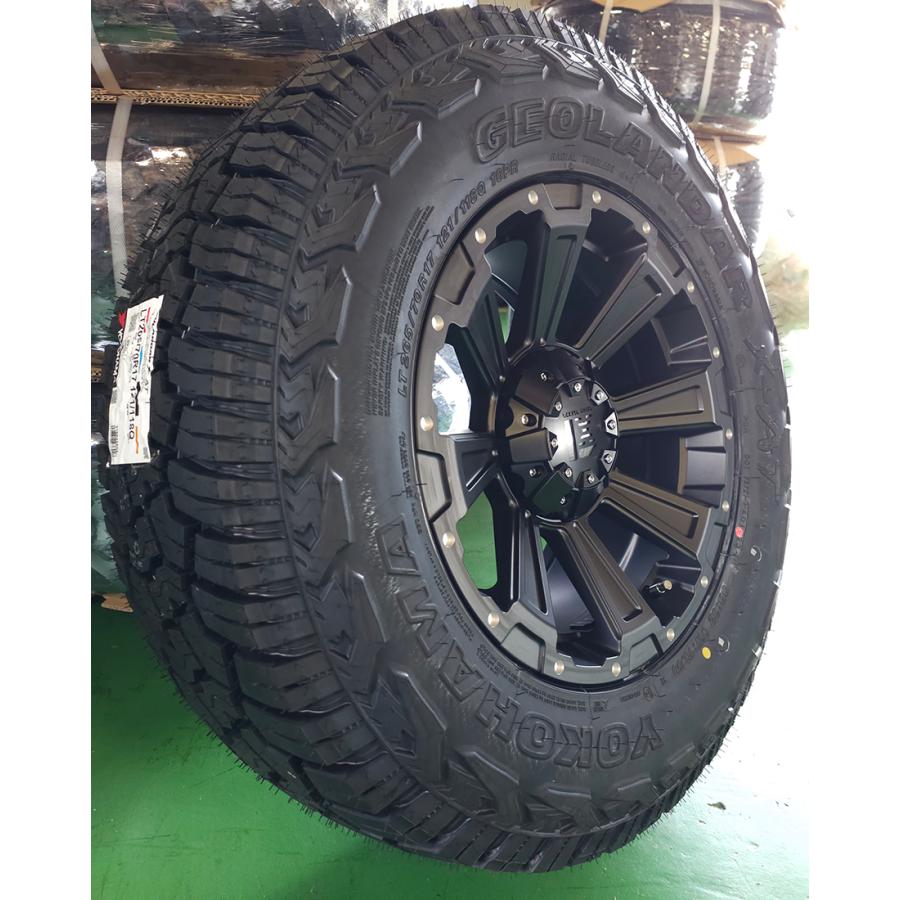 GEOLANDAR 新品セット!! プラド ハイラックス FJ H3 タイヤホイール 17