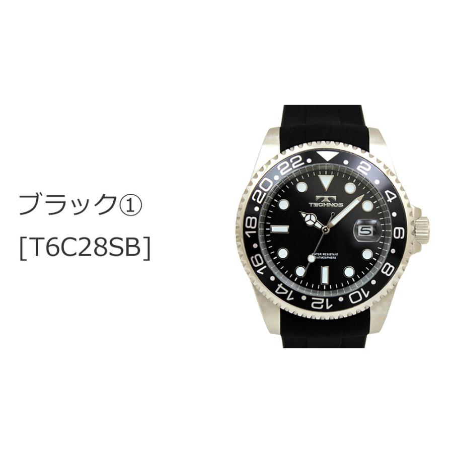 TECHNOS（テクノス） T6C28【100周年記念モデル】 シリコンベルト 回転