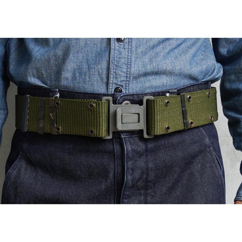MILITARY（ミリタリー） 実物 USED 米軍 LC-2 ピストルベルト OD 初期