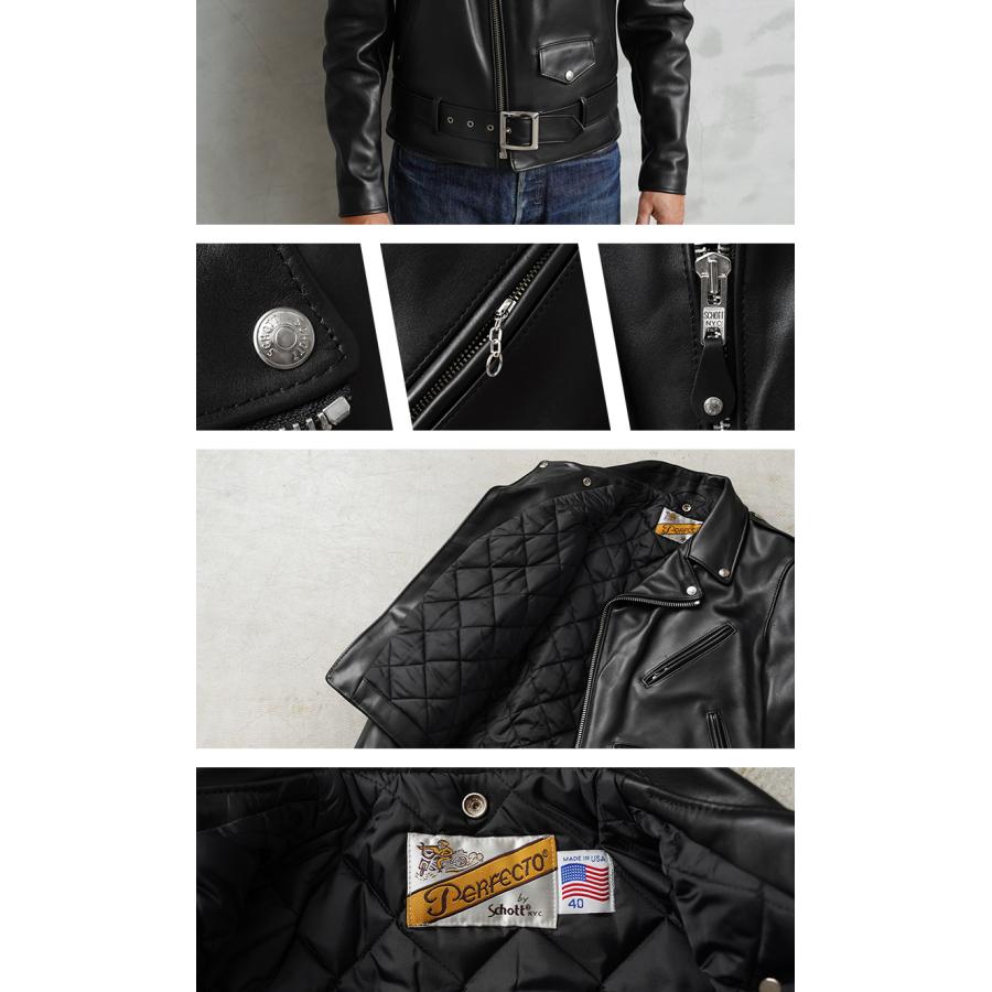 Schott N.Y.C（ショット） Schott USA LINE 618 ステアハイド ダブル