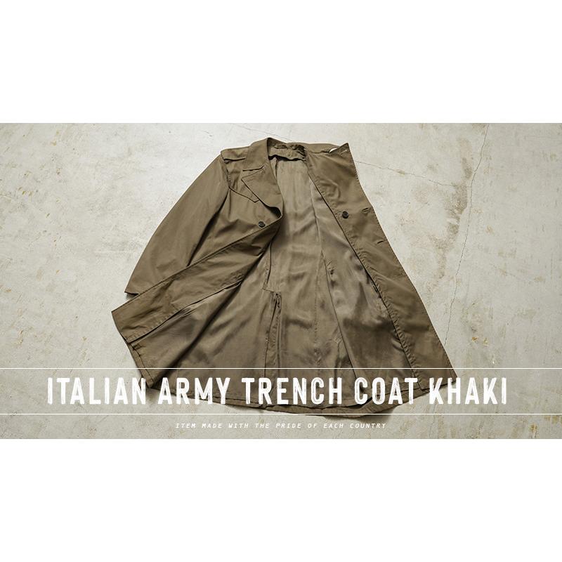 MILITARY（ミリタリー） 実物 USED イタリア軍 E.I. トレンチコート