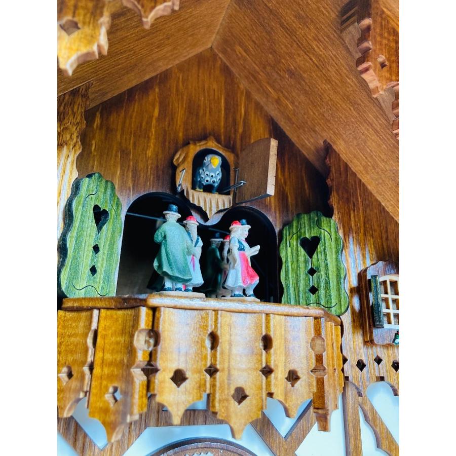 鳩時計 大型 ビールで乾杯 ドイツ製ハト時計 本物 : ヴァルト - 通販