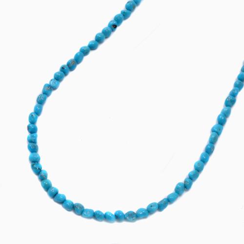 ターコイズカラー ネックレス 天然 トルコ石 お洒落 レディース メンズ