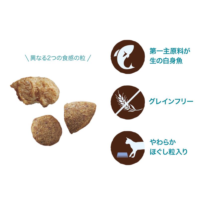 PURINA ピュリナワン キャット グレインフリー 白身魚 1.6kg : ペット