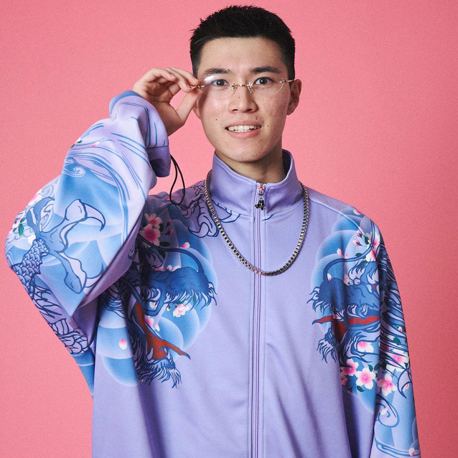 GALFY（ガルフィー） 四代目卍 SET UP 江戸紫 セットアップ SETUP 上下