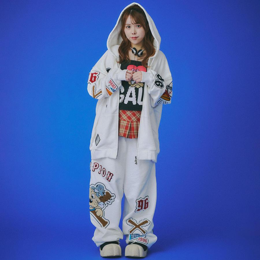 GALFY（ガルフィー） 復活わんわん大学パーカー 中型犬 L 大型犬 XL