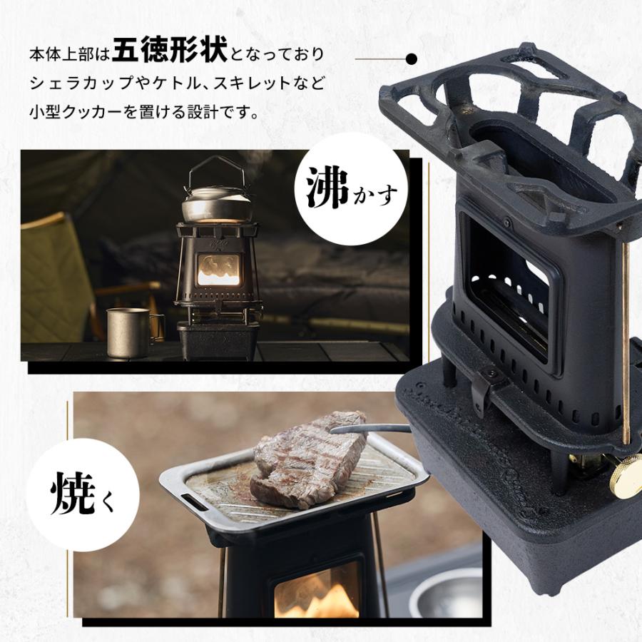 WAQ アイロンストーブ The IRON STOVE キャンプ ミニストーブ オイル