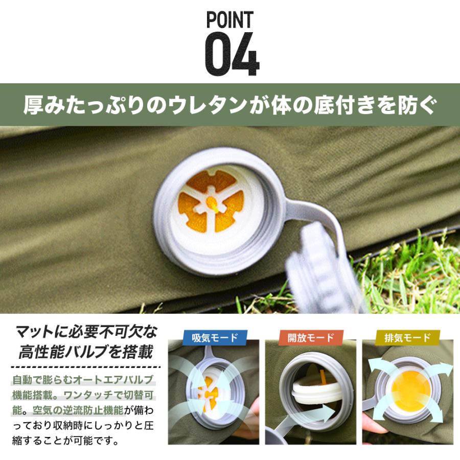 WAQ WAQ RELAXING CAMP MAT (ダブルサイズ) 【一年保証】厚み10cm 車
