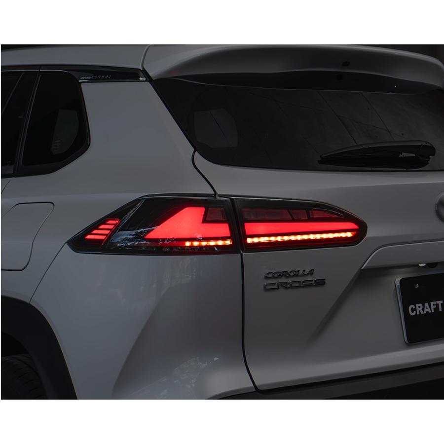 カローラクロス テールランプ LED テール ランプ シーケンシャル