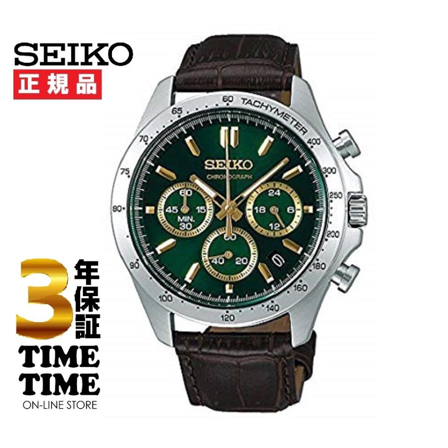 SEIKO SELECTION セイコーセレクション 腕時計 クロノグラフ 革ベルト