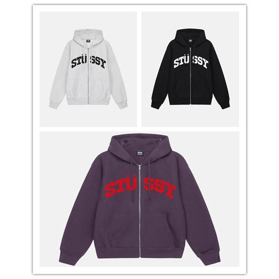 STUSSY（ステューシー） STUSSY BLOCK SPORT ZIP HOOD パーカー フード