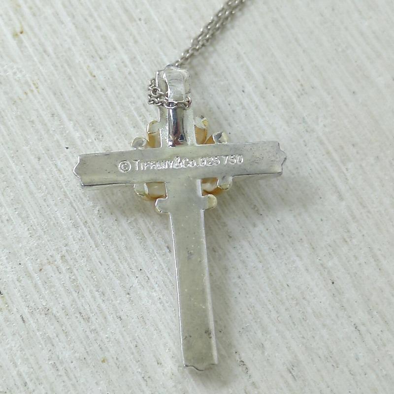 TIFFANY&Co.（ティファニー） Tiffany クロス ネックレス シルバー925