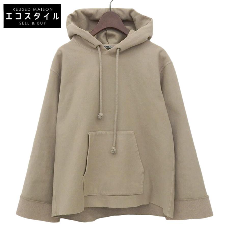 AURALEE オーラリー SUPER MILLED SWEAT CUT-OFF パーカー トップス