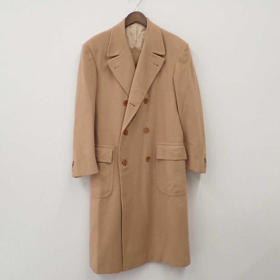 Kiton キートン キャメル100％ ダブルチェスター コート 46 ベージュ