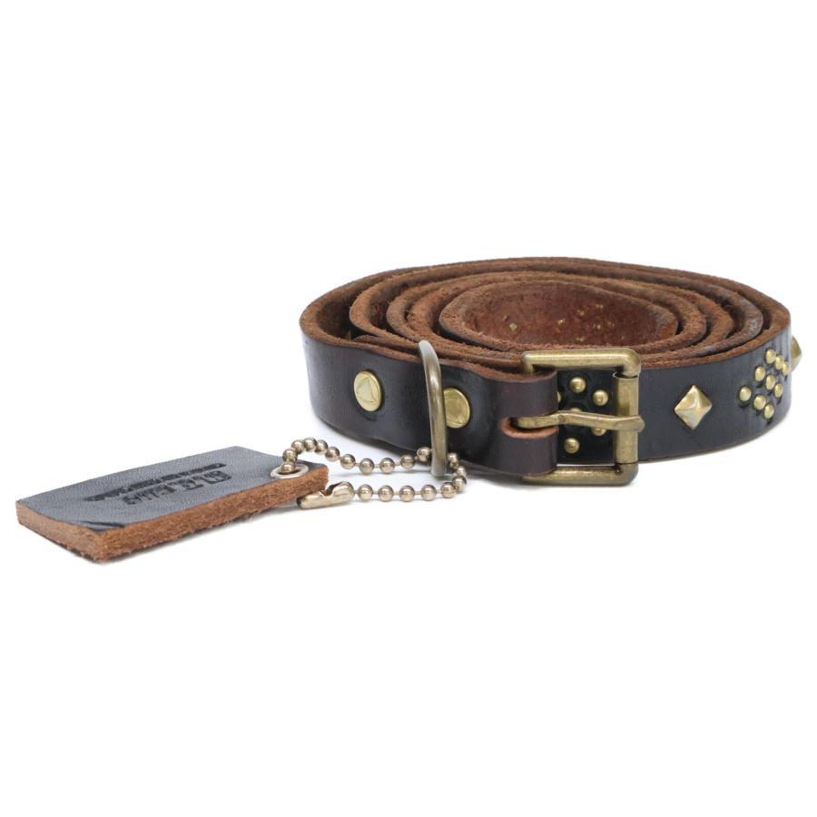 HTC エイチティーシー Ron Herman別注 Narrow Studded Belt レザー