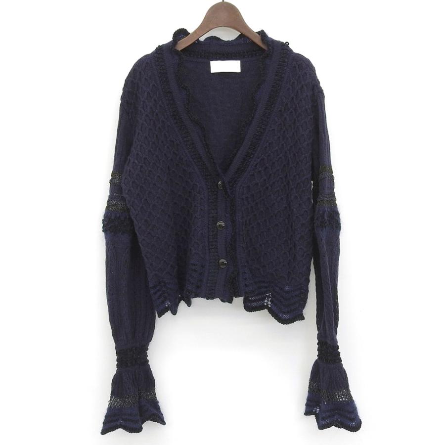 Mame Kurogouchi マメクロゴウチ MM20FWーKN013 Lace Knitting