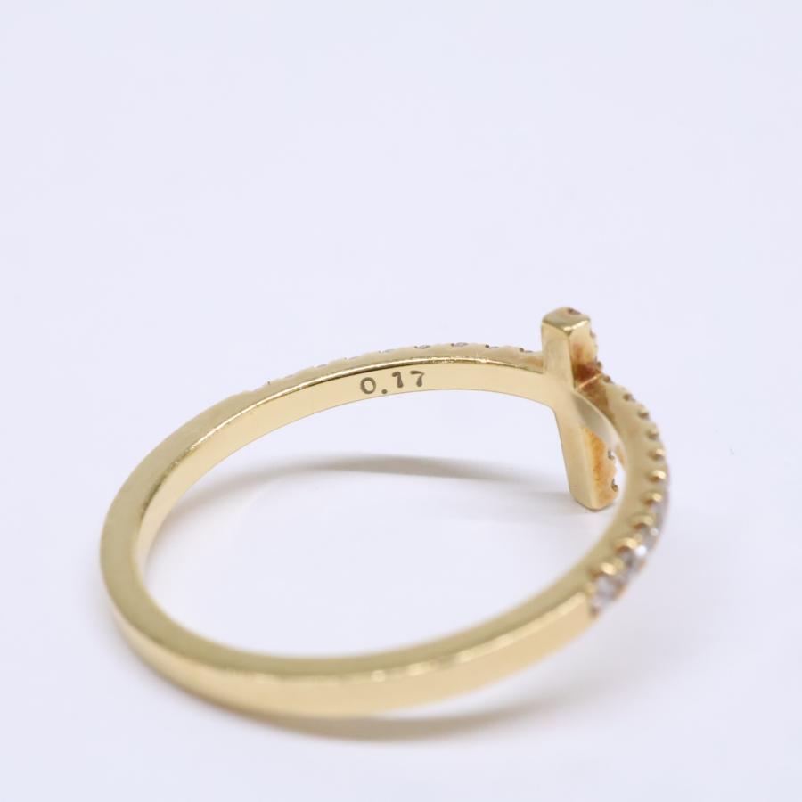 AHKAH（アーカー） K18 0.17ct ダイヤモンド ティナラインクロス