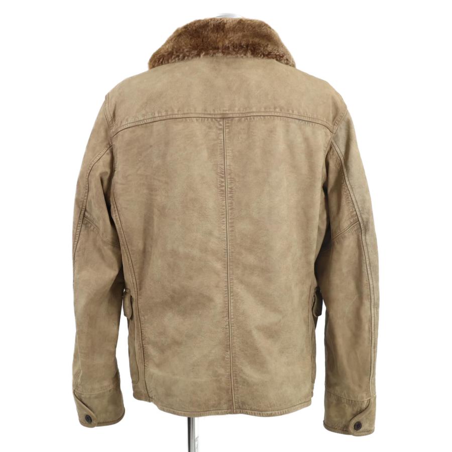 RRL ダブルアールエル 22AW フルグレインレザーxムートン シアリング
