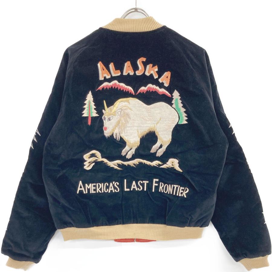 TAILOR TOYO テーラ―東洋 M18279 ブラック×レッド 別珍 ALASKA