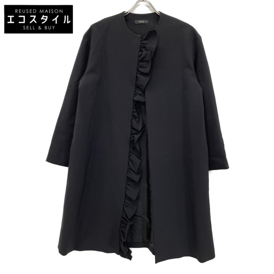 YOKOCHAN ヨーコチャン YCC-122-173 22AW ブラック ベルテッドフリル